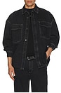 view 3 of 4 Yopday-b Long Sleeve Denim Shirt in Vintage Black