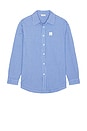 view 1 of 5 Zatybay Long Sleeve Shirt in Rayures Aqua