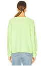 view 3 of 4 Damsville Cardigan in Jaune Fluo