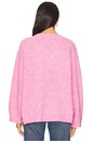 view 3 of 4 East Sweater in Rose Bubble Chine