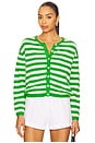 view 1 of 4 Vitow Cardigan in Trefle Raye Blanc