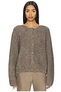 view 1 of 4 Zolly Cardigan in Taupe Chine