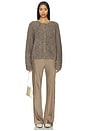 view 4 of 4 Zolly Cardigan in Taupe Chine