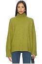 view 1 of 4 Vito Turtleneck Sweater in Matcha Chine