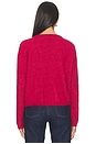 view 3 of 4 Vito Cardigan in Magenta Chine