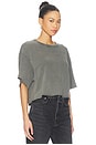 view 2 of 4 Bepow Cropped Tee in Vintage Artvin in Vintage	Artvin