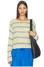 view 1 of 4 Bodyrow Tee in Lime Raye Gris