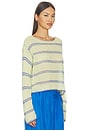 view 2 of 4 Bodyrow Tee in Lime Raye Gris