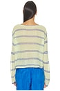 view 4 of 4 Bodyrow Tee in Lime Raye Gris