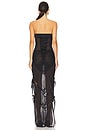 view 3 of 4 Heart Lace Maxi Dress in Black