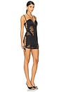 view 2 of 4 Heart Lace Mini Dress in Black