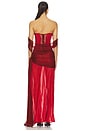 view 4 of 4 VESTIDO NEMESIS MAXI in Ruby Red