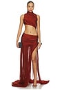 view 1 of 4 Jelena Gown in Ruby Red