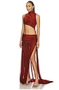 view 4 of 4 Jelena Gown in Ruby Red