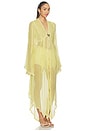 view 3 of 5 Mistress Chiffon Robe in Butter