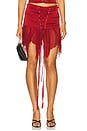view 1 of 6 Metamorphosis Mini Skirt in Red