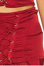 view 6 of 6 Metamorphosis Mini Skirt in Red