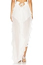 view 4 of 6 Tear Maxi Skirt in White
