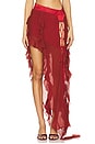 view 1 of 6 Tear Maxi Skirt in Red