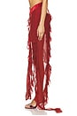 view 3 of 6 Tear Maxi Skirt in Red