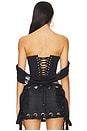 view 3 of 4 Assassin Corset Top in Black