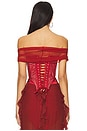 view 3 of 4 Assassin Corset Top in Red