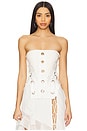view 1 of 4 Prey Corset in White