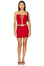view 4 of 4 Ruffled Top in Red
