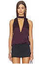 view 1 of 4 Devotion Draped Top in Plum