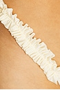 view 5 of 5 Ruffled Heart Bikini Bottom in White