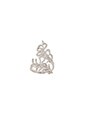 view 1 of 3 BAGUE DOUBLE LEAF in White Gold