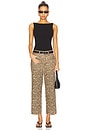 view 5 of 6 Billie Wide Leg Jeans in Leopard