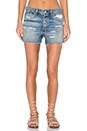 view 1 of 3 SHORT EN JEAN TOMBOY in First Love