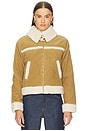 view 2 of 5 Betty Shearling Jacket in Cumin