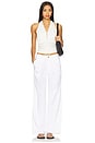 view 5 of 6 Sheryl Trouser in White