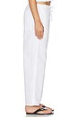view 3 of 6 PANTALON LARGE SIMONE in White