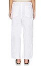 view 4 of 6 PANTALON LARGE SIMONE in White