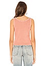 view 3 of 4 Crop Rib Tank in Rose Gold
