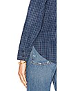 view 5 of 5 Olivia Button Up in Indigo Check