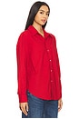 view 2 of 4 Ruth Oversized Shirt in Cherry