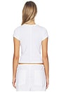 view 3 of 4 Jade Tee in White