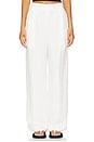 view 1 of 6 Keaton Wide Leg Pant in White