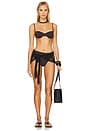 view 4 of 4 Balconette Underwire Bikini Top in Espresso