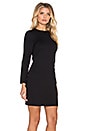 view 2 of 4 Tabitha Long Sleeve Ponte Dress in Black
