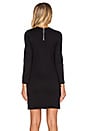 view 3 of 4 Tabitha Long Sleeve Ponte Dress in Black