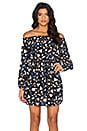 view 1 of 4 River Off the Shoulder Dress in Night Flower