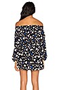 view 3 of 4 River Off the Shoulder Dress in Night Flower