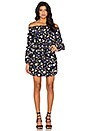 view 4 of 4 River Off the Shoulder Dress in Night Flower