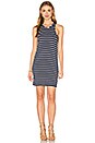 view 1 of 3 Chrissy Tank Dress in Basque Stripe