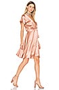view 1 of 3 Lynn Wrap Dress in Rose Gold